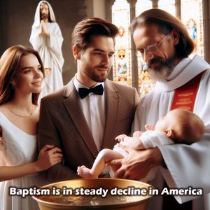 Baptism rates decline